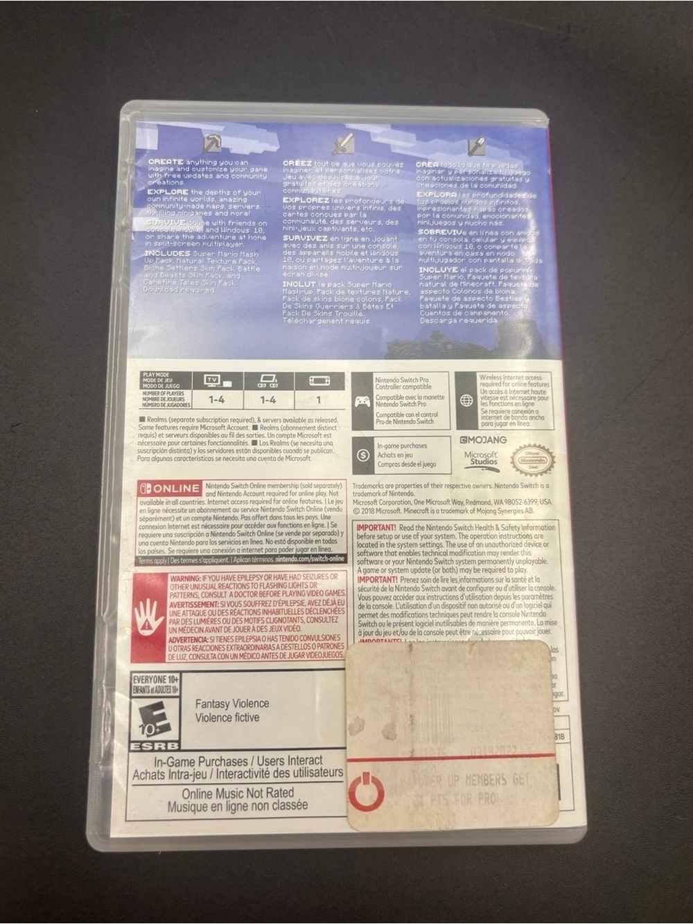 Minecraft (Nintendo Switch) - Great Condition, Tested & Working! - Picture 2 of 5